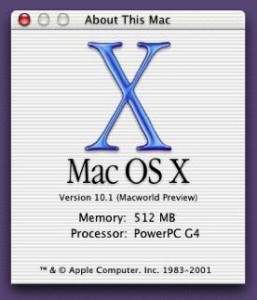 About screen OS X